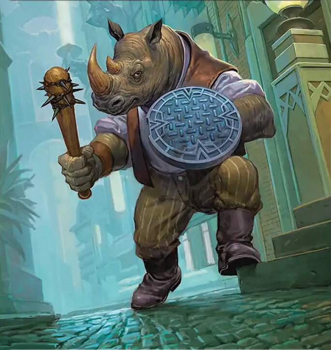 Rhino Warrior Token